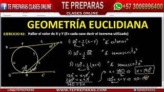 GEOMETRIA EUCLIDIANA CIRCUNFERENCIAS [upl. by Tahp916]