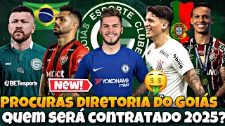 💚🤑 5 NOMES SONDADOS PELA DIRETORIA DO GOIÁS PARA A SÉRIE B QUEM PODE CHEGAR EM 2025 [upl. by Nuahsak]