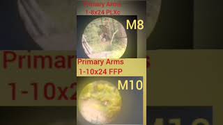 Primary Arms M8 vs M10 reticle [upl. by Hamian303]