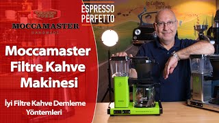 Filtre Kahve Makinesi  Ev ya da kafe için  Moccamaster Filtre Kahve Makinesi filtre kahve yapımı [upl. by Ayekam883]