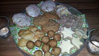 Lebkuchen Vanillekipferl Nussmakronen Gebrannte Mandeln Zimtsterne Marzipankartoffeln [upl. by Wojcik609]