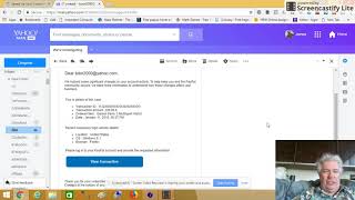 WARNING PayPal Scam Email  Video by InHomeComputerHelpcom [upl. by Adiraf]