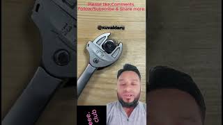 Flexible adjustable wrench reviewreels duet viralvideo ElectricToolTips Electrician11 [upl. by Enilekaj]