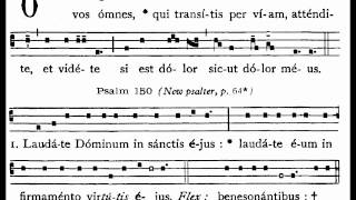 O vos omnes Gregorian antiphon of Tenebrae [upl. by Scevor]