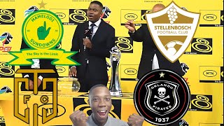 ORLANDO PIRATES VS CAPE TOWN CITY MTN 8 DRAW SEMIS REVEALED DOWNS VS STELLIES [upl. by Dnyletak]