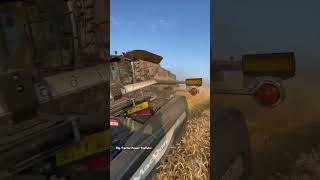 Centennial GLEANER Combine Harvesting Wheat [upl. by Ulyram]