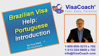 Brazilian Fiance  CR1 Visa Help Portuguese Introduction Gen 24 [upl. by Letsirc916]