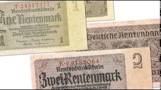 15th October 1923 Rentenmark introduced in Weimar Germany [upl. by Ynnot639]