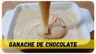 Como Fazer Ganache de Chocolate Branco  VEGANO [upl. by Wight]