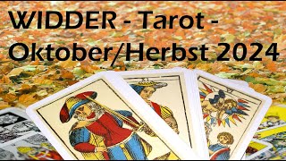 WIDDER HerbstOktober 2024  TAROT  Du gehst neue Wege [upl. by Susy]