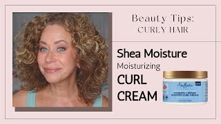 Shea Moisture Hydrate and Repair Moisturizing Curl Cream  ALL DAY REVIEW [upl. by Oah]