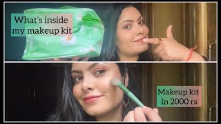 “cheapest” makeup kit  2000 NPR  Honest review [upl. by Terzas]