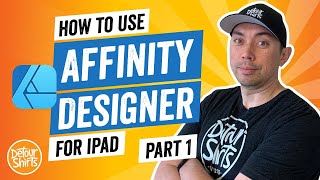 Affinity Designer for iPad Tutorial for Beginners  Learn how to use Affinity Designer Part 1 [upl. by Karol]