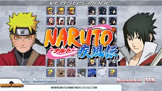 NARUTO MUGEN MALUSARDI V2 GAME COMPLETO ANALISE Mugen MugenMundo [upl. by Ecirtap640]