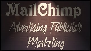 MailChimp Ro Tutorial Crearea unui Mail de Marketing Publicitar GRATUIT [upl. by Debo360]