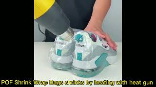 Polyolefin Shrink Wrap Bags Wrap Shoes [upl. by Icat181]