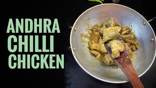 Andhra Chilli Chicken  Justtt Food [upl. by Sokcin]