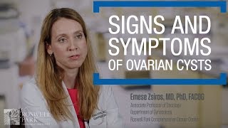 Signs and Symptoms of Ovarian Cysts [upl. by Calan]