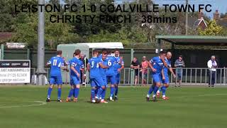 Leiston FC v Coalville Town Highlights 11082018 [upl. by Olympie]