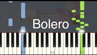 Ravel  Bolero  Easy piano tuto [upl. by Saxen334]