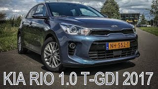 Review 2017 Kia Rio 10 TGDI 100 Op zoek naar Rios USPs [upl. by Binky]