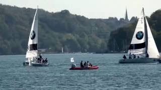 Yachtsport pur auf dem Baldeneysee in Essen 1692012 [upl. by Angelo]