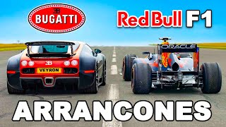 Bugatti Veyron vs Red Bull F1 ARRANCONES [upl. by Mortensen156]