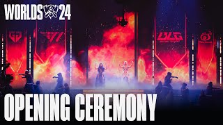 Worlds 2024 Finals Opening Ceremony Presented by Mastercard ft Linkin Park Ashnikko and More [upl. by Feigin]