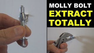 how to remove hollow wall anchors extract totally drywall anchors molly bolts [upl. by Euphemie]