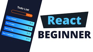 Todo App How To Create A Todo List In React Full Course for Beginners with Hooks [upl. by Marquardt]