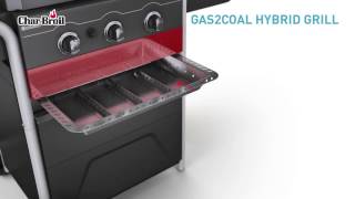 CharBroil® Hybridgrill Gas2Coal – Discover all the features [upl. by Rohn]