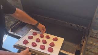 Red Velvet Cookies  Recteq Smokestone [upl. by Butte]