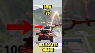 Car Crash VS Helicopter Collision  BeamNG Drive beamngshorts cargames [upl. by Odrareve]