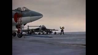 Jet Aircraft Operations aboard HMS Hermes 1960s [upl. by Sileas]