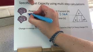 P1 P3 Specific Heat Capacity REQUIRED PRACTICAL Multi step Calculations [upl. by Nikoletta503]