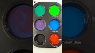 Liquid color mixing  ASMR  Comment for more paintmixing colormixing mixedcolors asmr [upl. by Ashlan290]