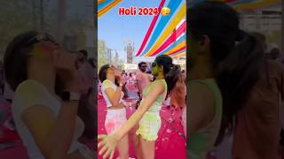 Debchandrima Singha Roy amp Adrija Roy holi celebration🎉🎉 [upl. by Owen]