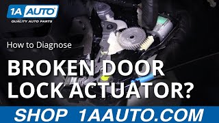 Car Door Lock Not Working Right How to Diagnose Door Lock Actuator [upl. by Beekman]