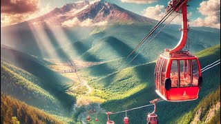 Turkey bursa teleferik do you like high places هل تحب الارتفاعات اكتب في التعليقات [upl. by Andria553]