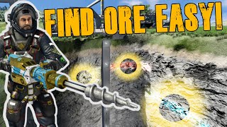 Quick Tips Finding Ore  Space Engineers [upl. by Kenna314]