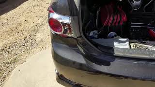 How to Replace 2013 Toyota Corolla tail light 20112013 [upl. by Pris]