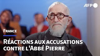 Accusations contre lAbbé Pierre des pèlerins de Lourdes entre colère et incompréhension  AFP [upl. by Asiilanna917]