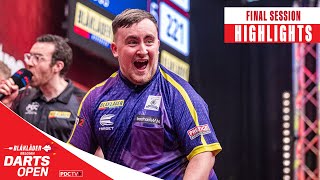 NINEDARTER IN THE FINAL  Final Session Highlights  2024 Belgian Darts Open [upl. by Arrekahs]