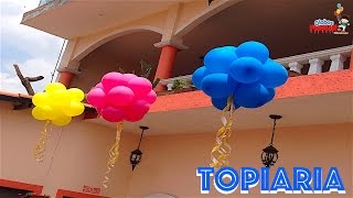 Como hacer una topiaria de globos de la manera correcta  39 [upl. by Ree]