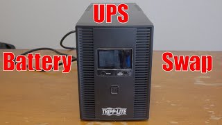 Tripp Lite SMART1500LCDT Battery Swap [upl. by Shawn323]