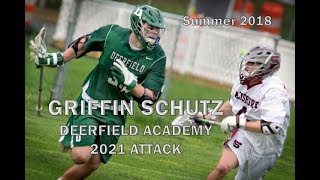 Griffin Schutz  2021 Attack University of Virginia Commit Summer 2018 Lacrosse Highlights [upl. by Lokim]