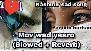 Mov Wad Yaaro Kashmiri Song😔 Yaqoob Buran Heart Touching Song💔😢 [upl. by Eveline910]