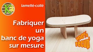 Fabriquer son banc de yoga sur mesure en lamellécollé DIY récup  cintrer du bois facilement [upl. by Bebe352]