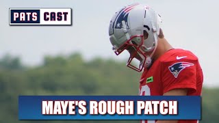 Patriots Training Camp Drake Maye Struggles OLine Solidifies [upl. by Black]