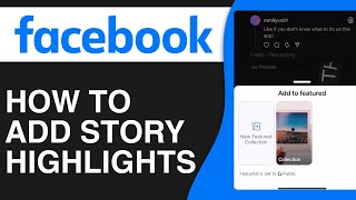 How To Add Story Highlights On Facebook  Easy Tutorial [upl. by Rodriguez639]